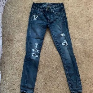 American Eagle ripped pants